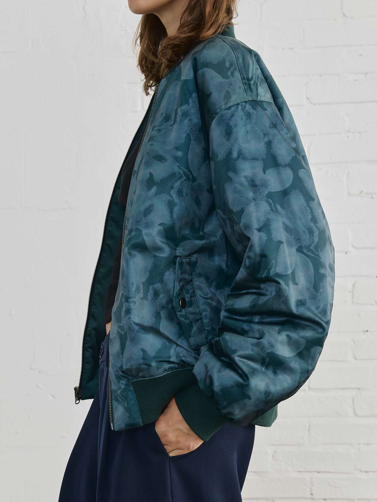 Grete Reversible Bomber Shadow/Petrol