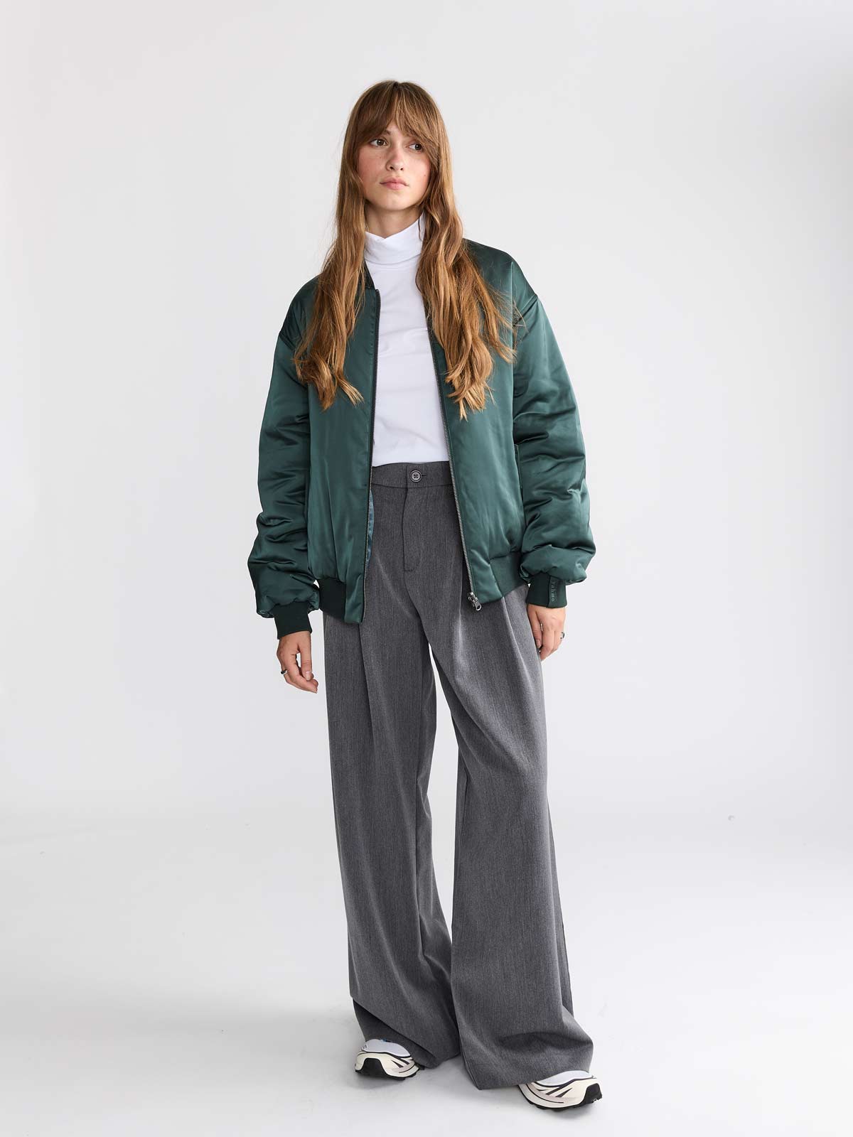 Grete Reversible Bomber Shadow/Petrol