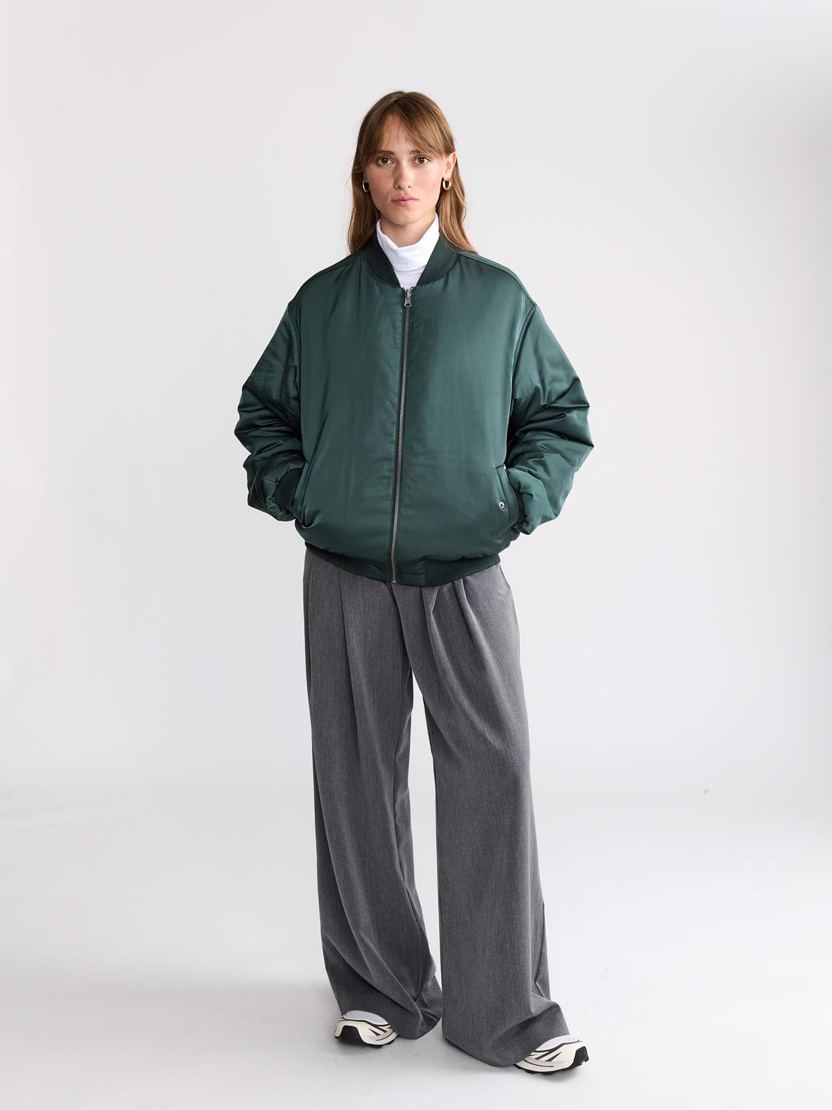 Grete Reversible Bomber Shadow/Petrol