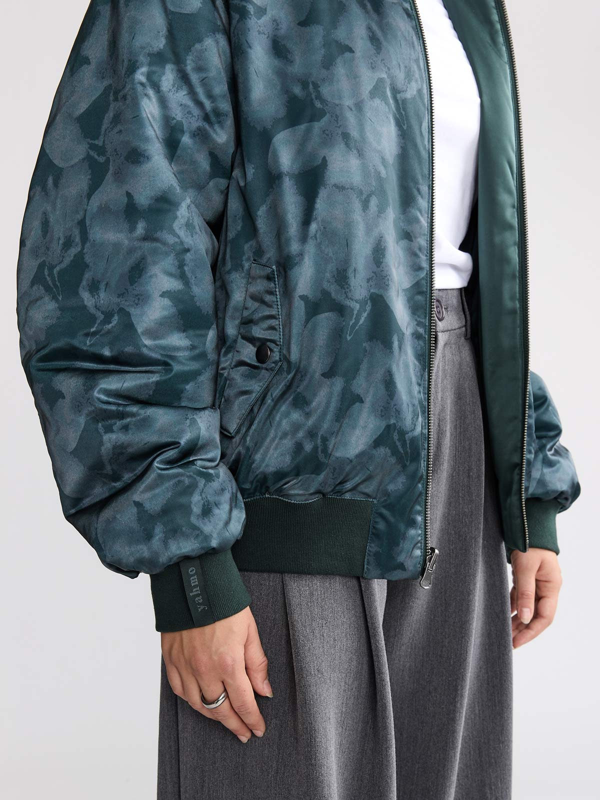 Grete Reversible Bomber Shadow/Petrol