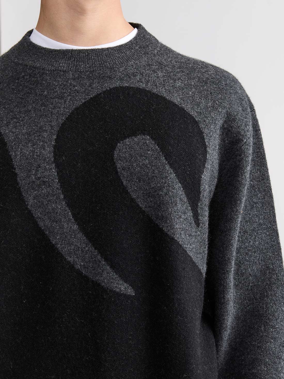Rudi Oversized Strickpullover Swan