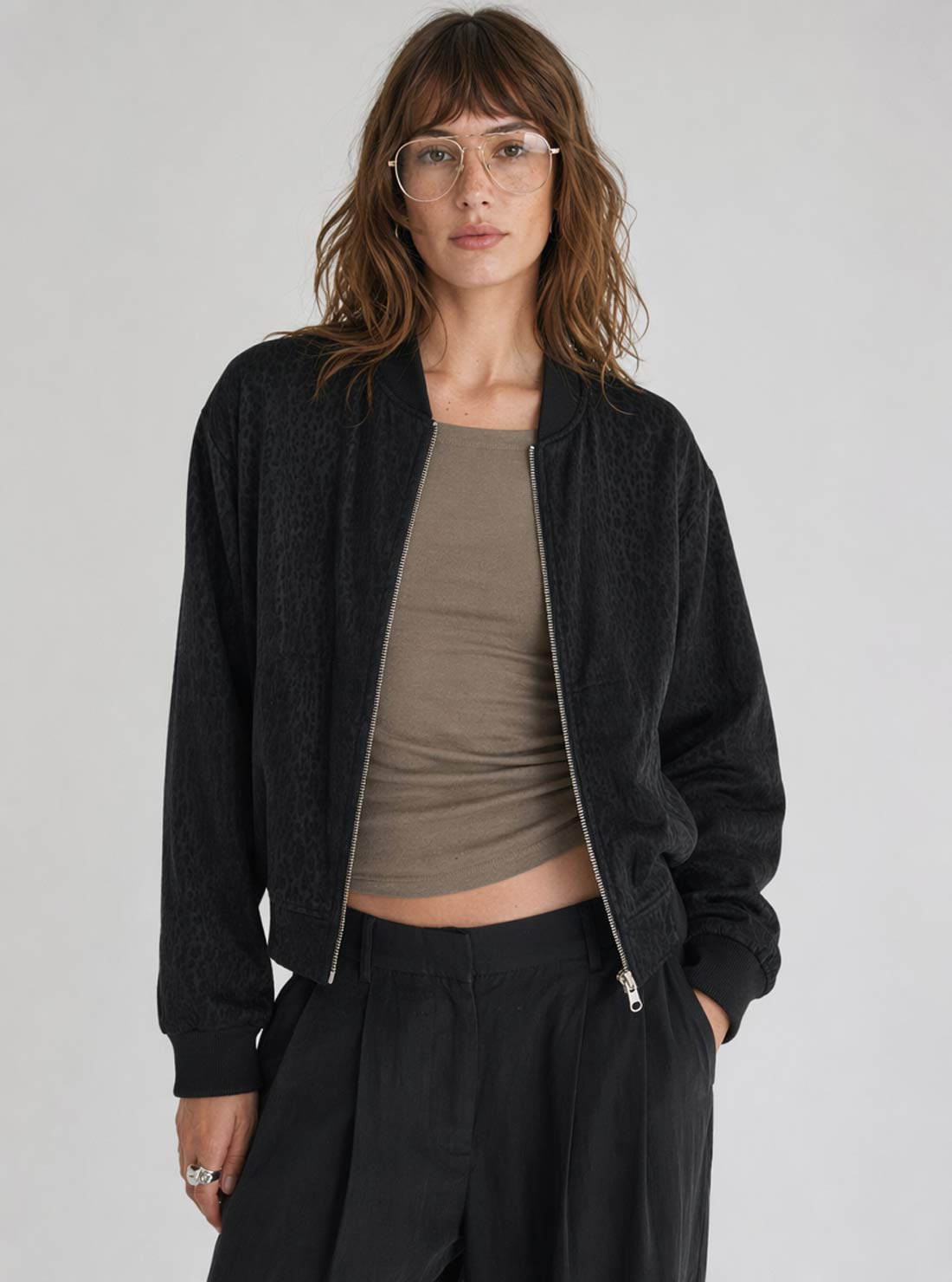Lene Reversible Bomber Jacket Leo/Olive