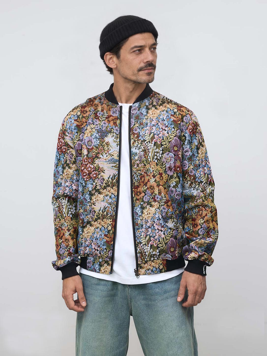 Siggi Reversible Bomber Jacket Bouquet/Black