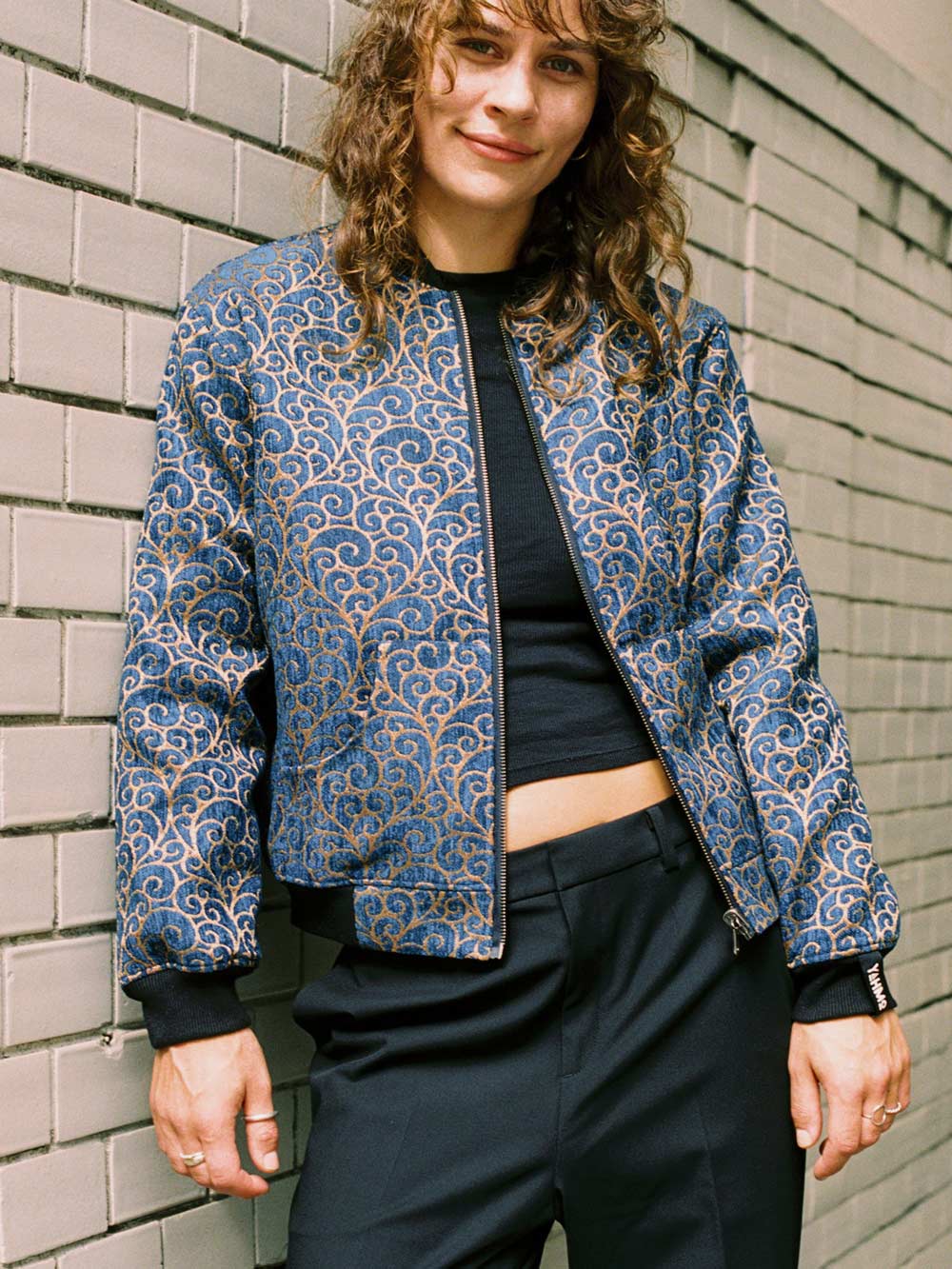 Berta Wendejacke Copper/Black