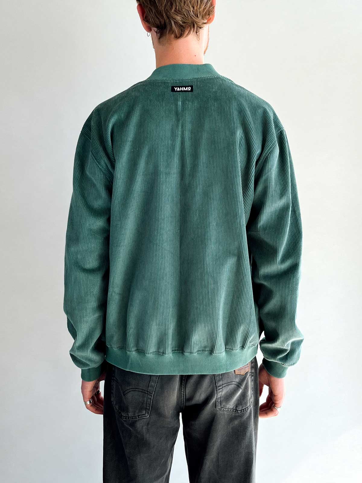 atlas/teal Reversible Bomber Corduroy