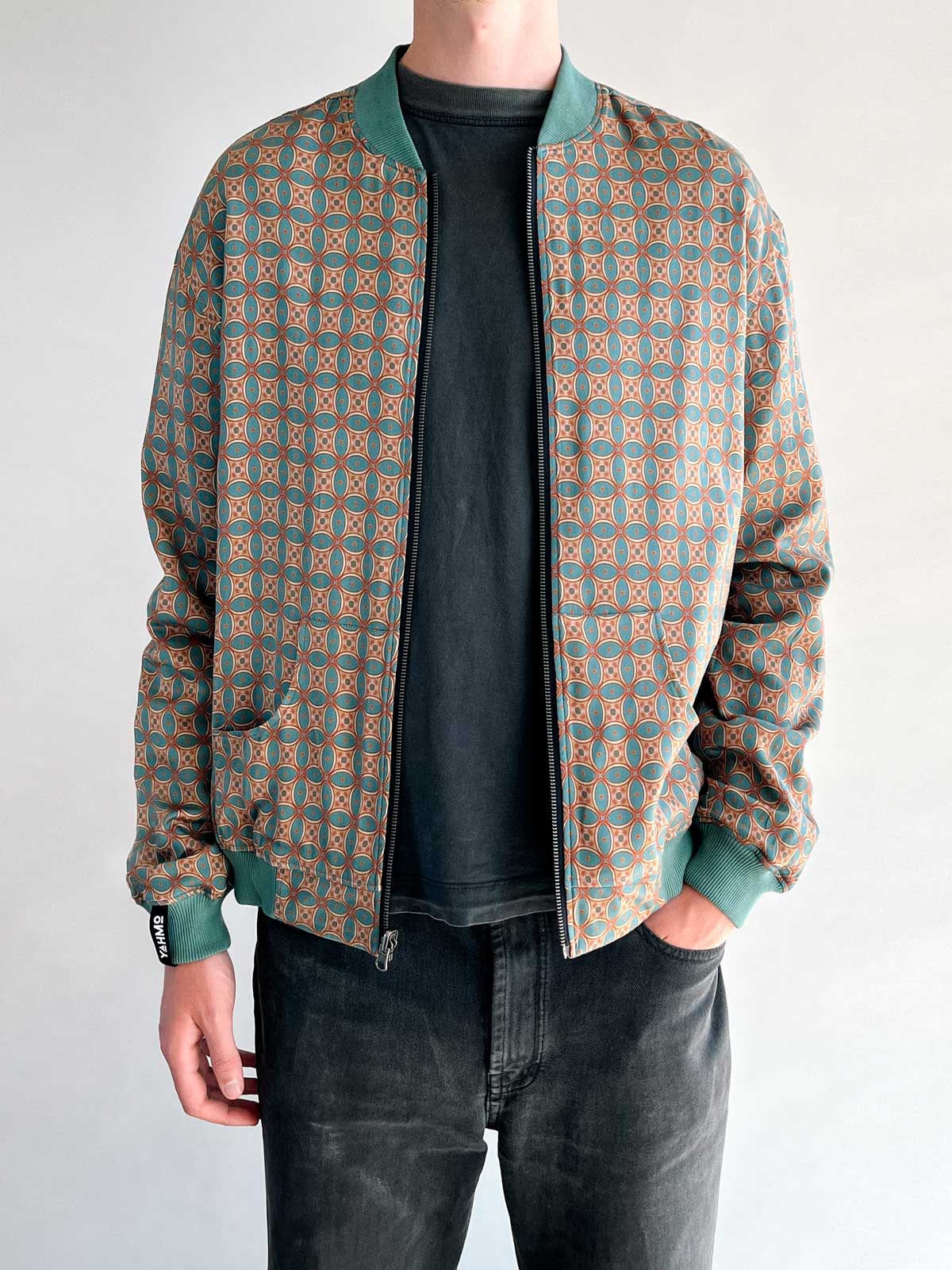 atlas/teal Reversible Bomber Corduroy