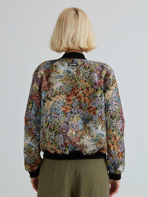 bouquet/black Reversible Sofa Bomber