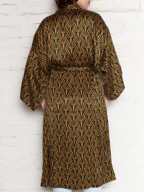 artdeco Kimono aus Cupro