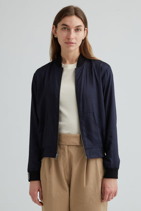 moka/navy Reversible Bomber