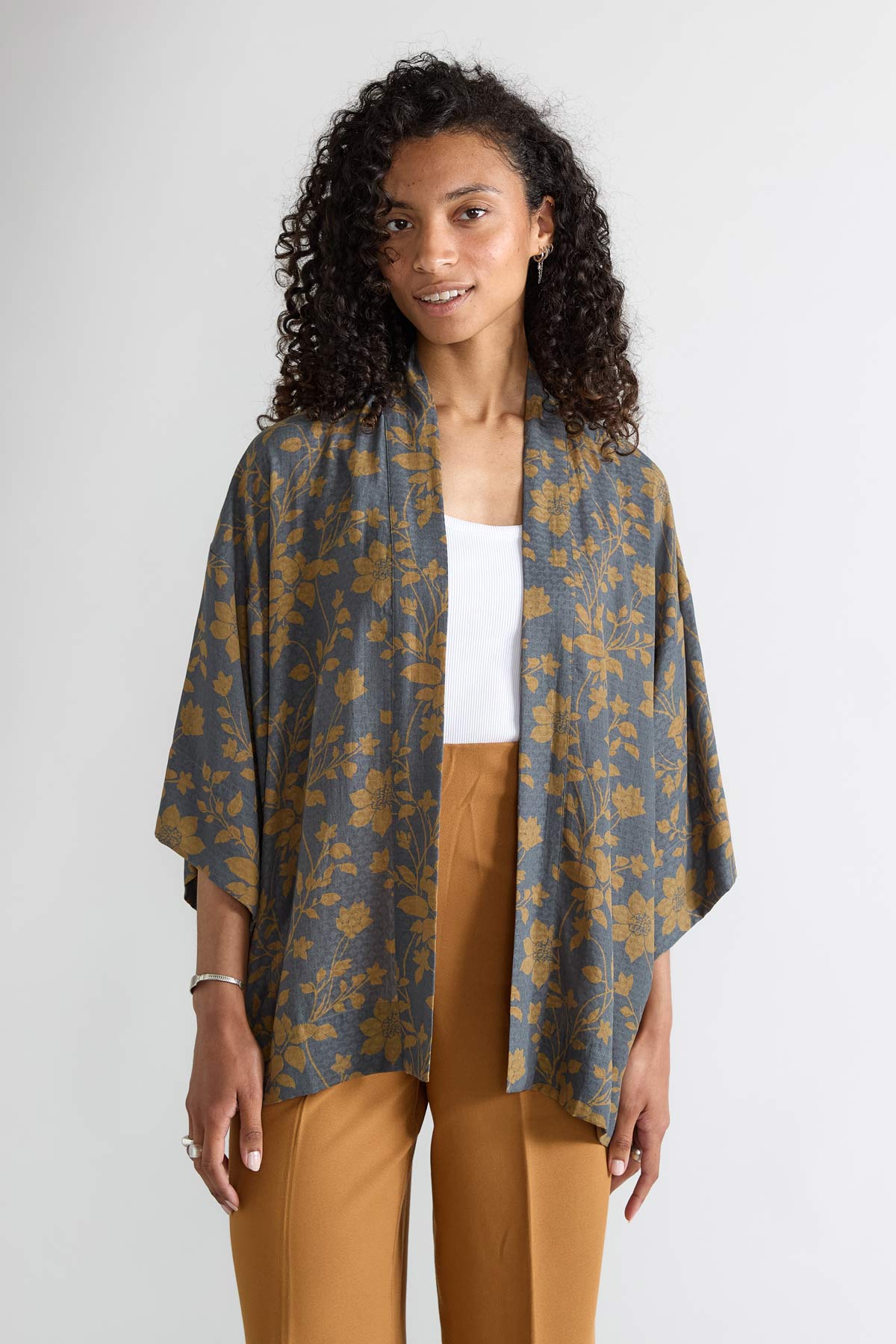 ikebana Luxurious Everyday Kimono