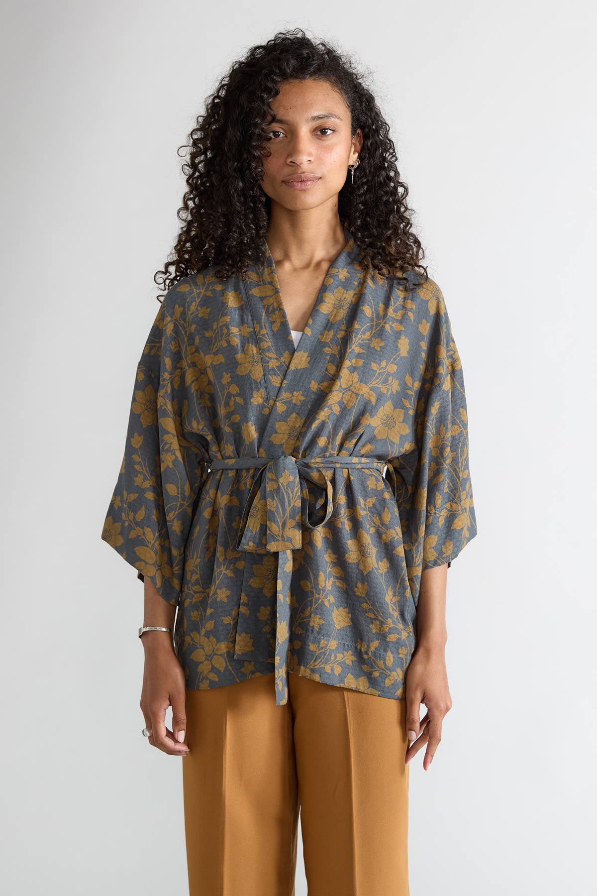 ikebana Luxurious Everyday Kimono