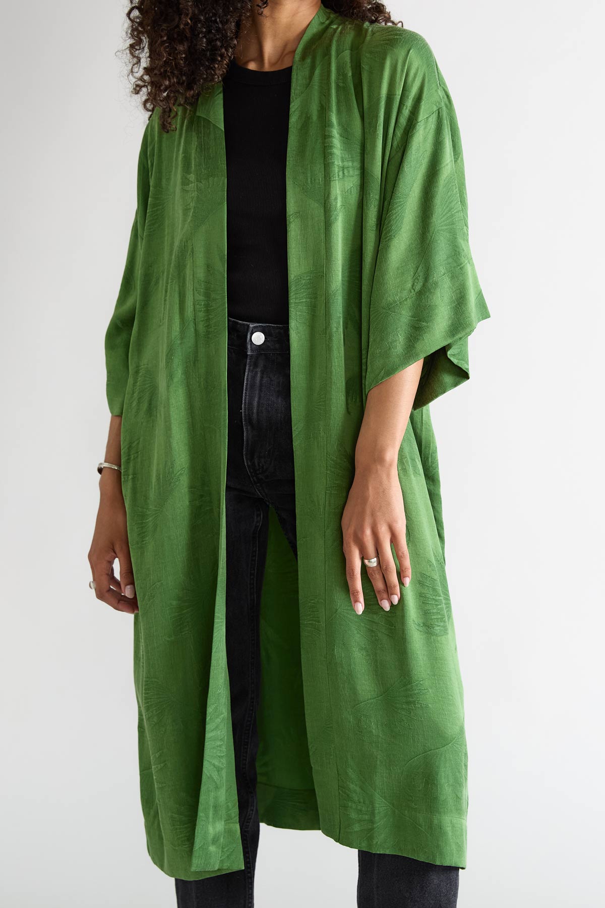 matcha Better-Than-Silk Kimono