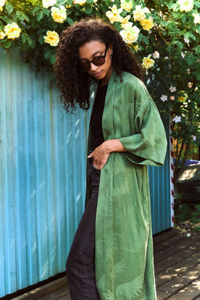 matcha Better-Than-Silk Kimono