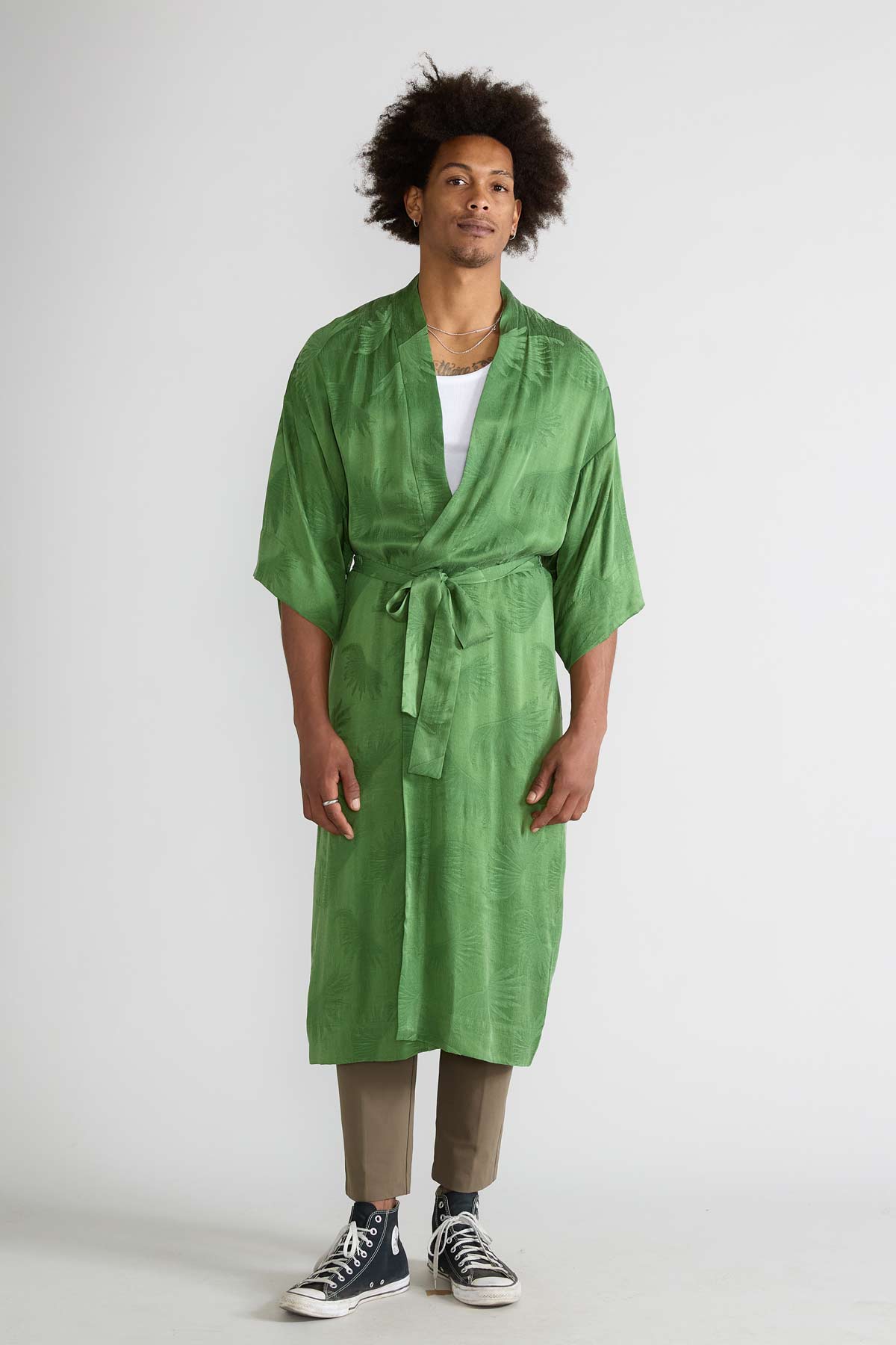 matcha Better-Than-Silk Kimono