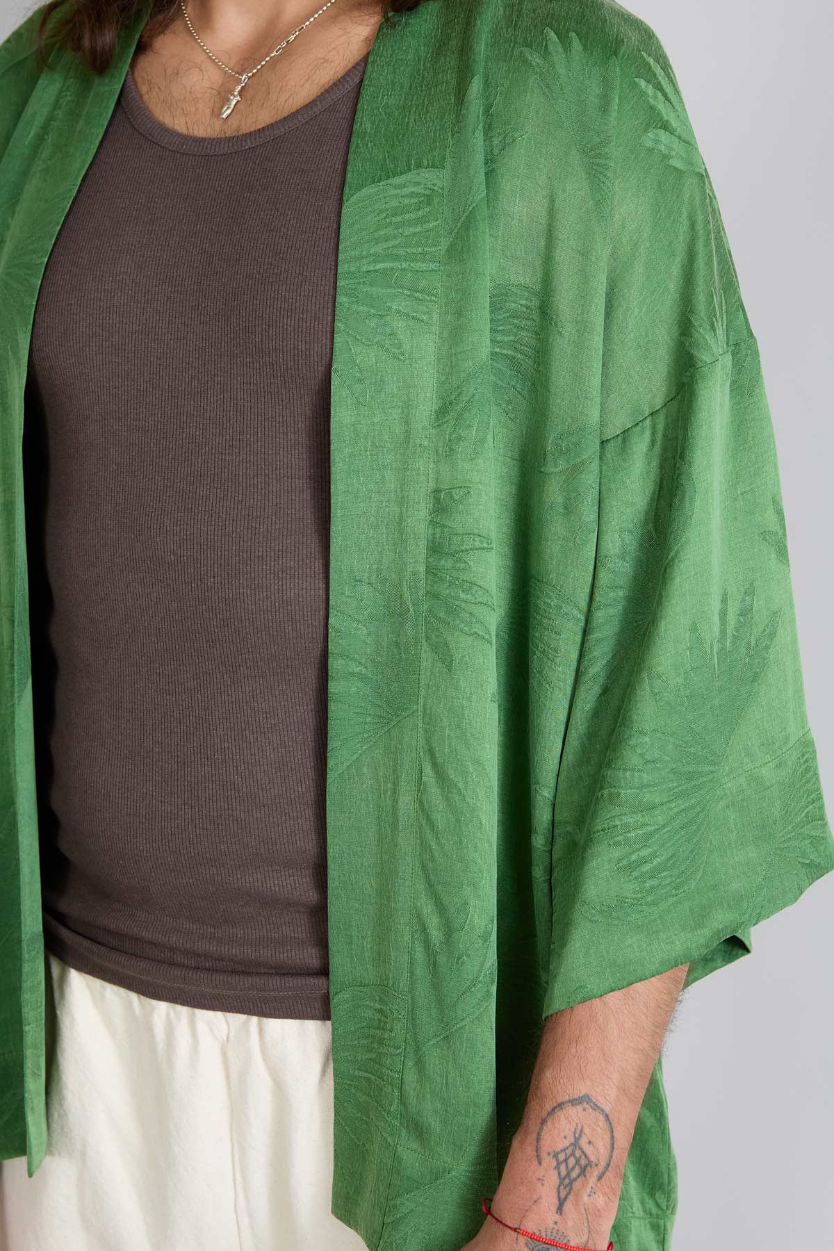 matcha Luxurious Everyday Kimono