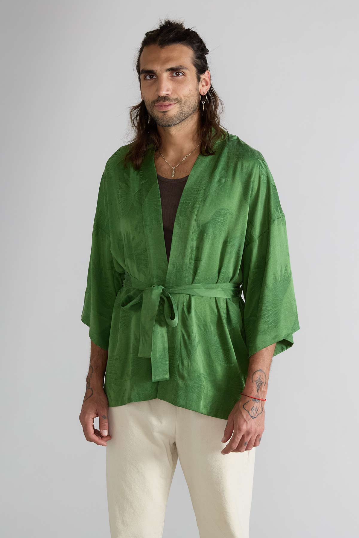 matcha Luxurious Everyday Kimono