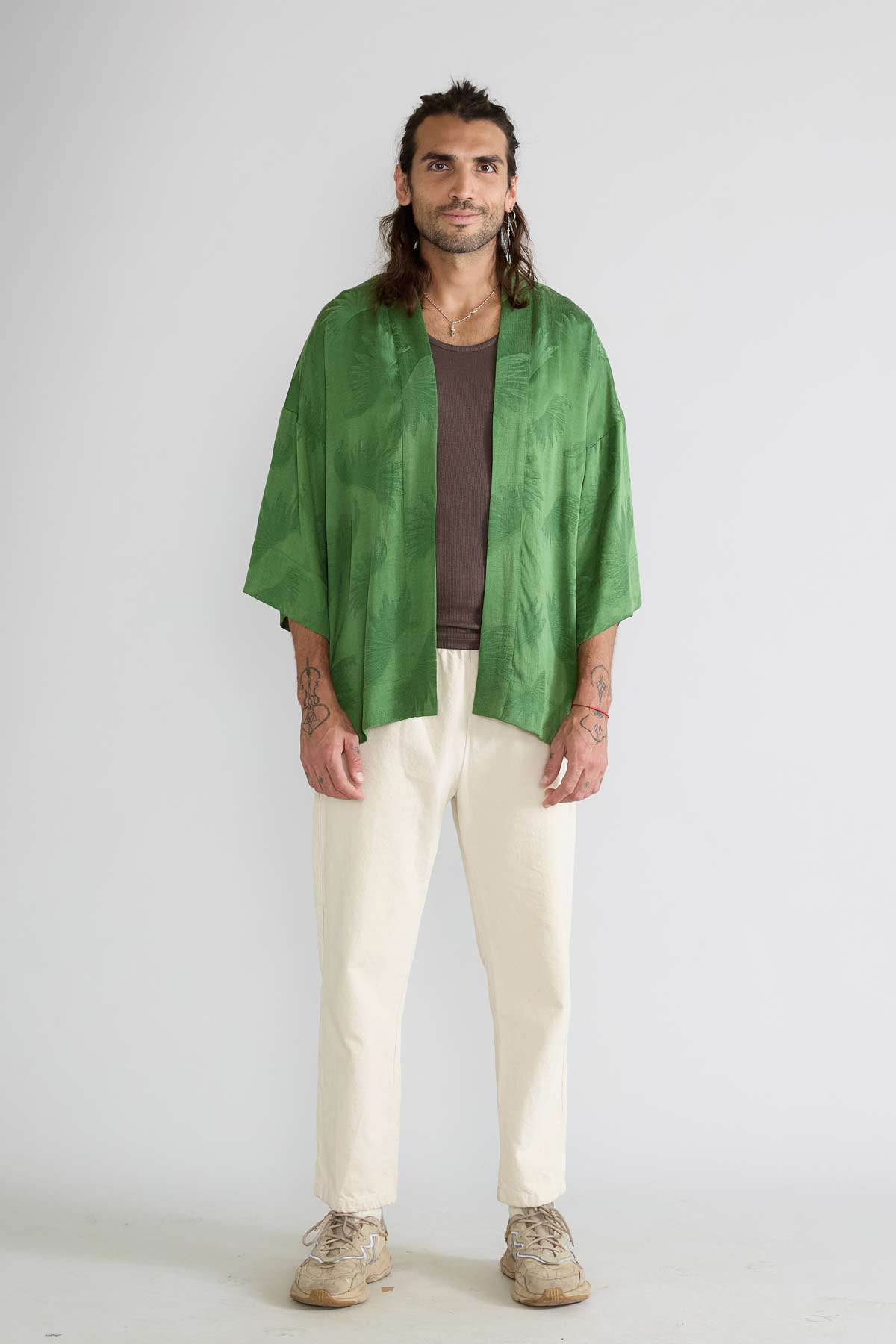 matcha Luxurious Everyday Kimono