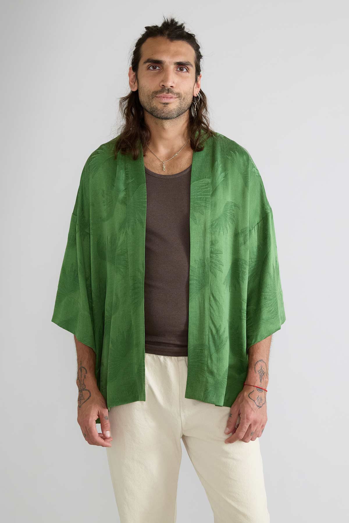 matcha Luxurious Everyday Kimono