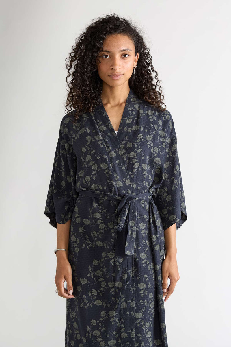 midnight Better-Than-Silk Kimono