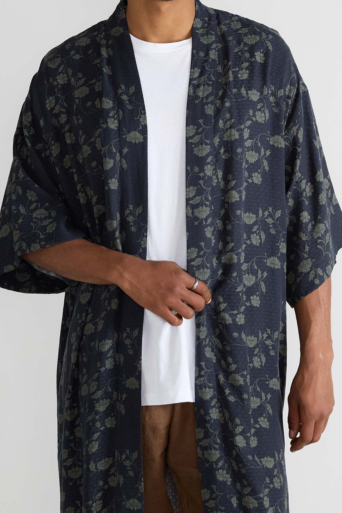 midnight Better-Than-Silk Kimono