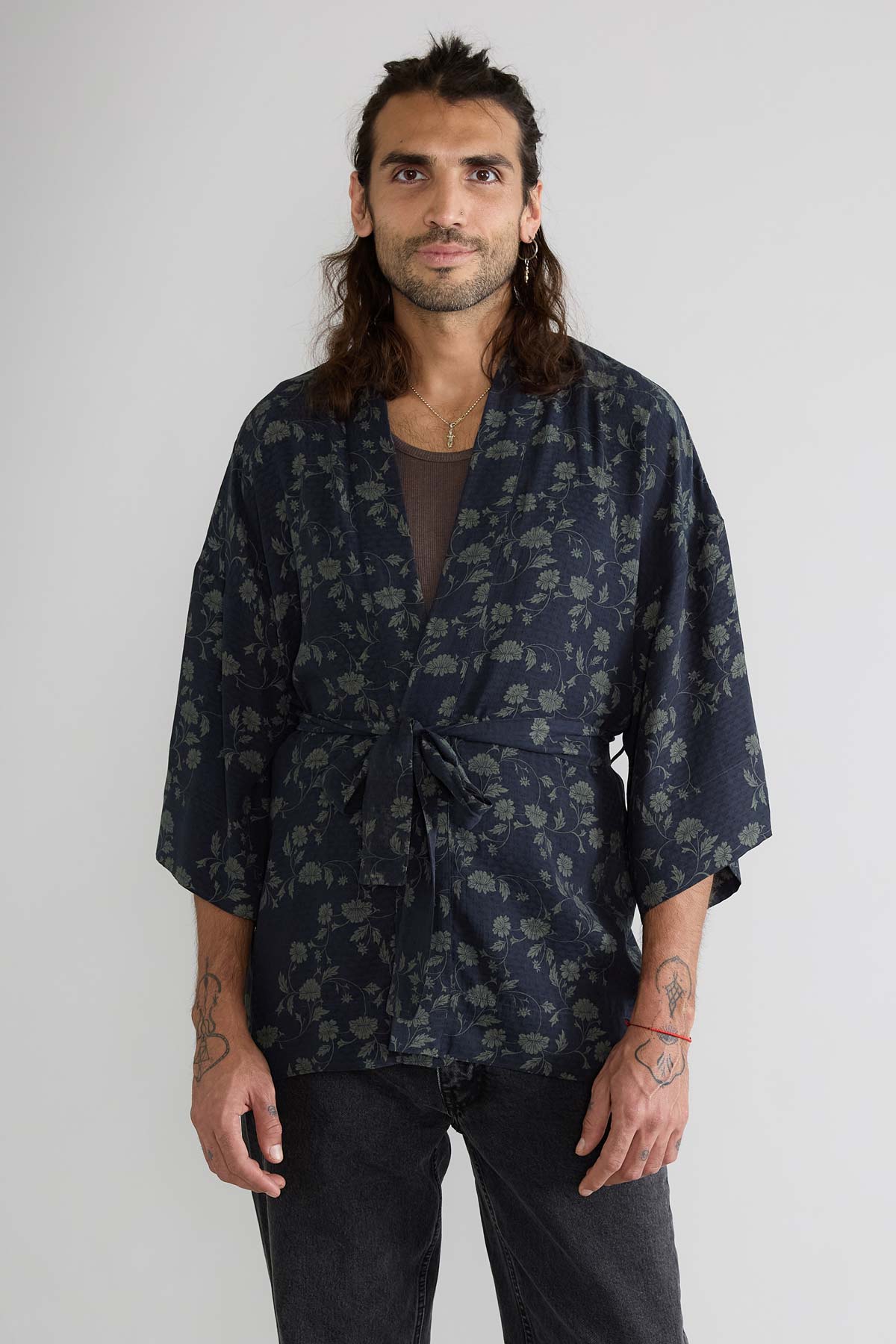 midnight Luxurious Everyday Kimono