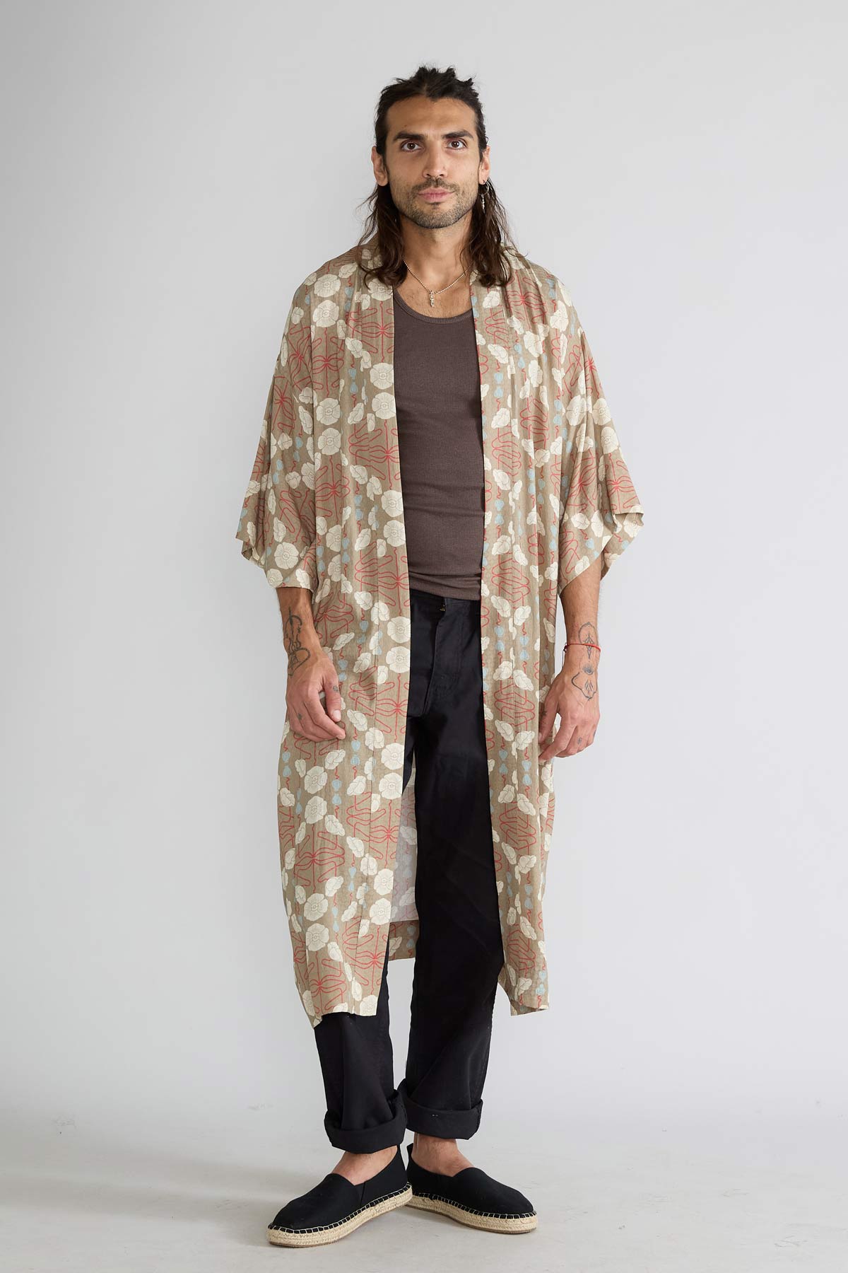 patina Besser-als-Seide Kimono