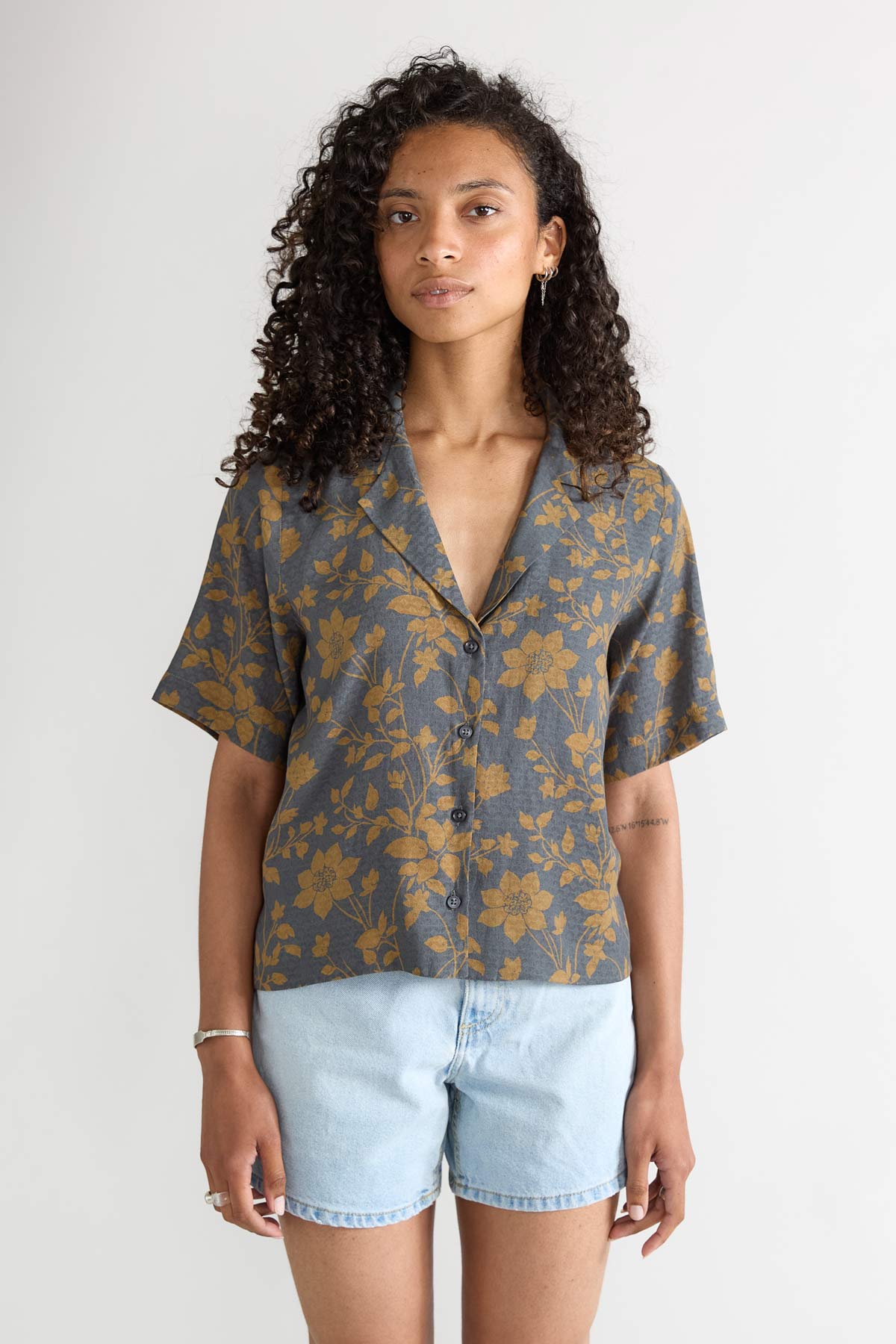 ikebana Better-Than-Silk Bowling Shirt