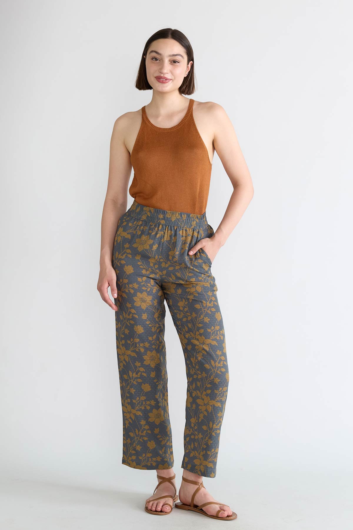 ikebana Luxurious Everyday Pants