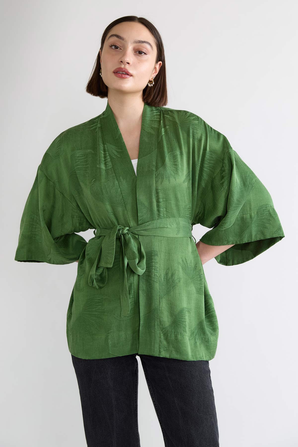 matcha Luxurious Everyday Kimono