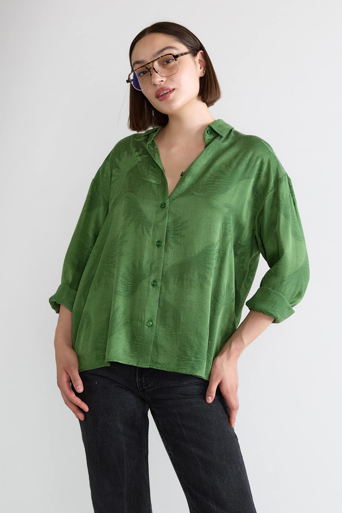 matcha Better-Than-Silk Shirt