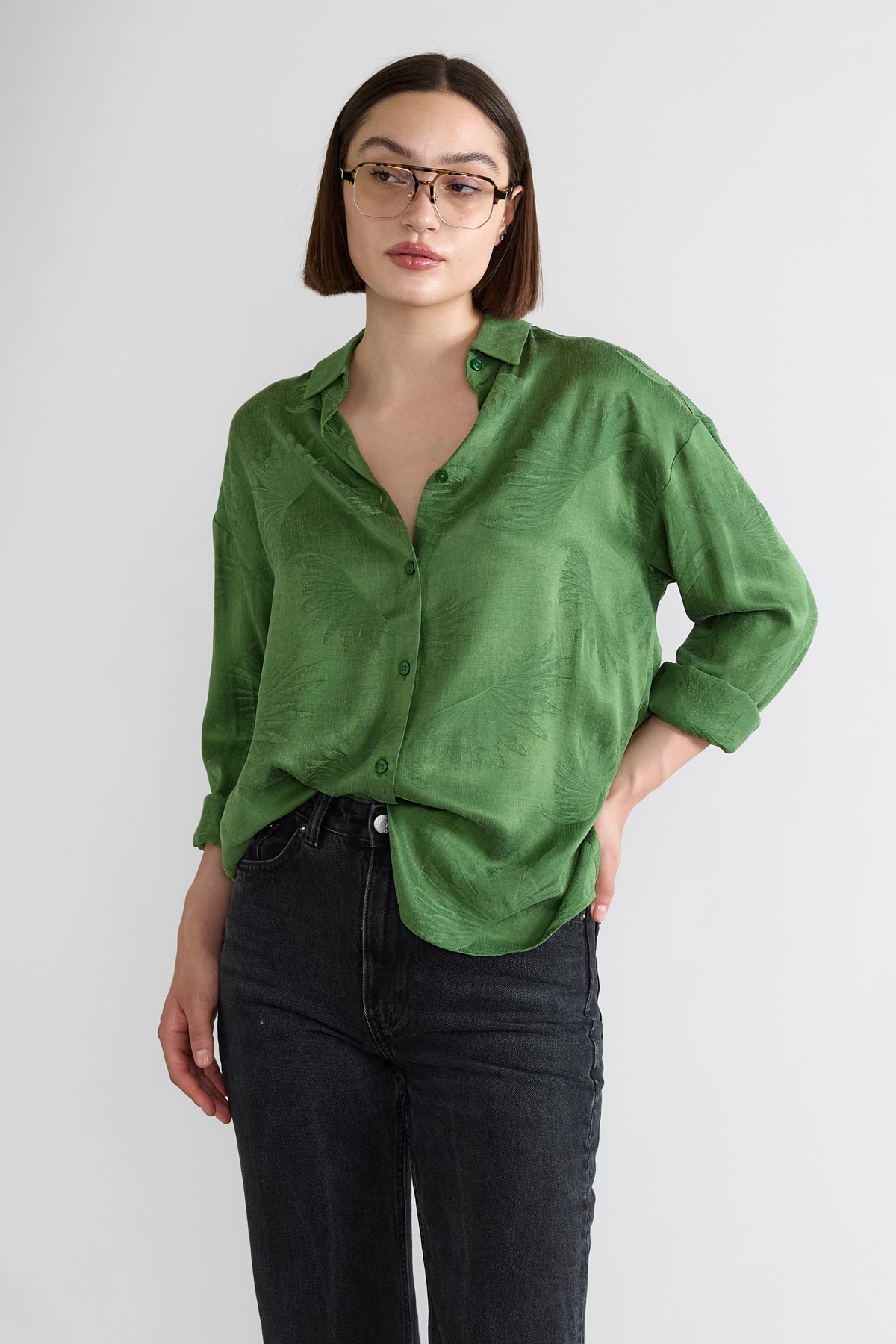 matcha Better-Than-Silk Shirt