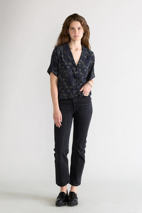 midnight Better-Than-Silk Bowling Shirt