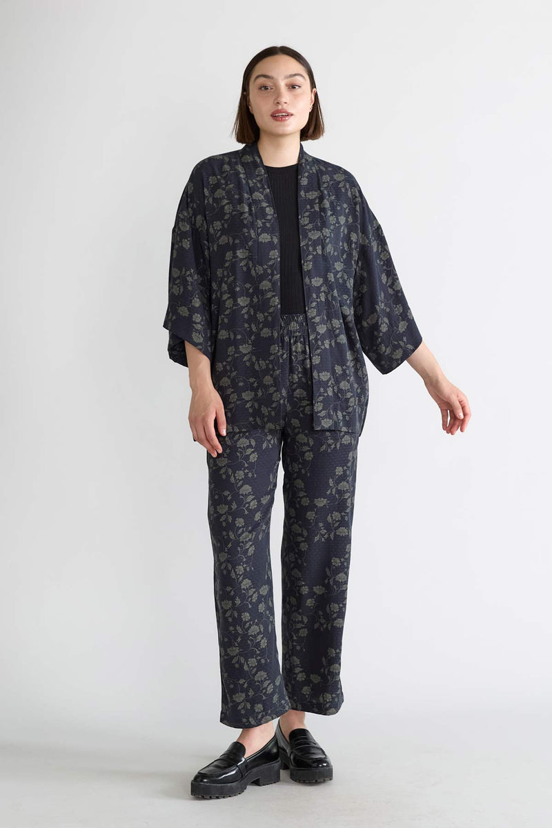 midnight Luxurious Everyday Kimono