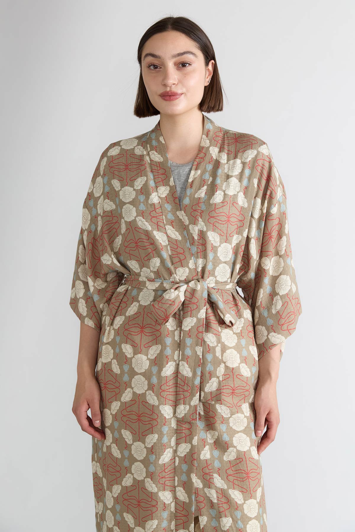 patina Besser-als-Seide Kimono