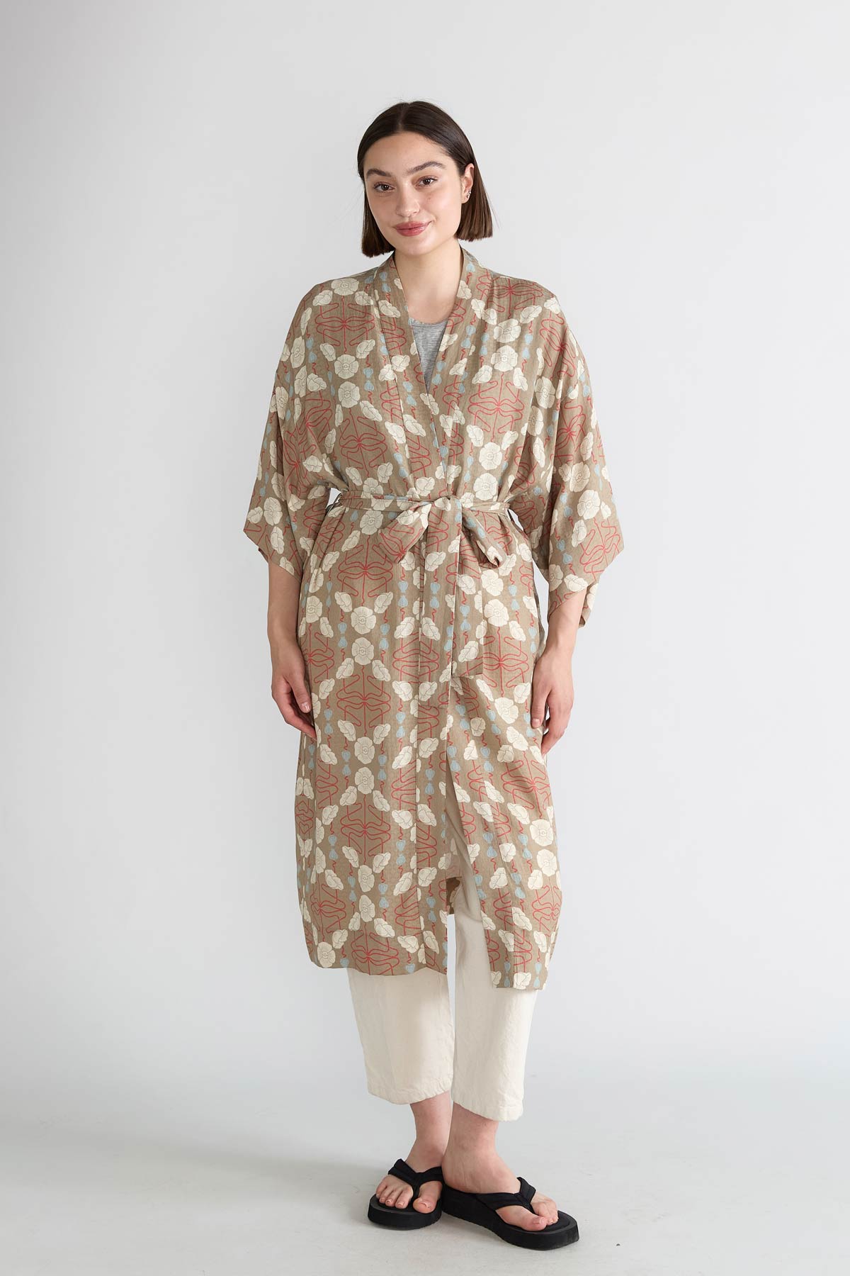 patina Besser-als-Seide Kimono