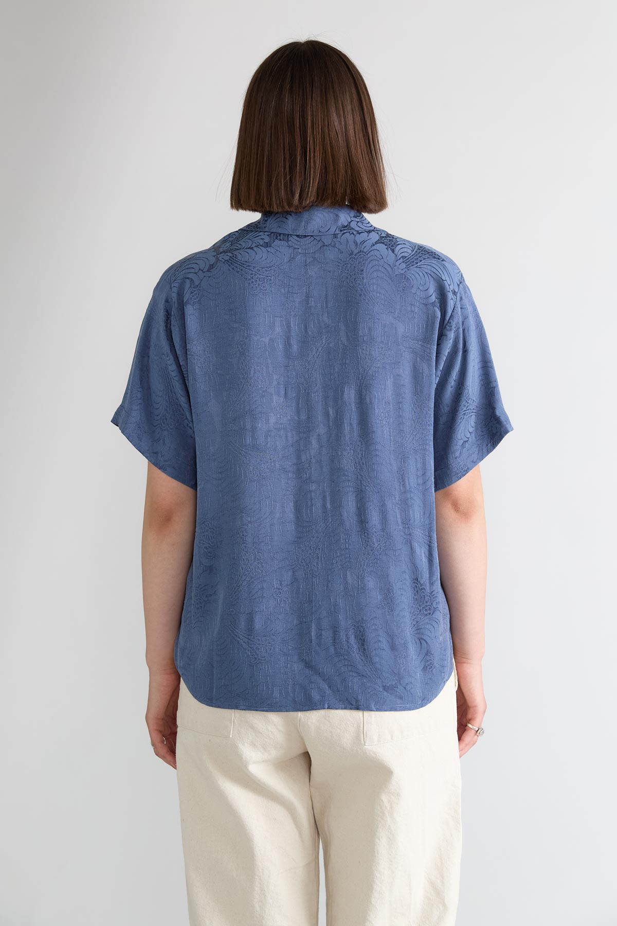 zen indigo Better-Than-Silk Shirt