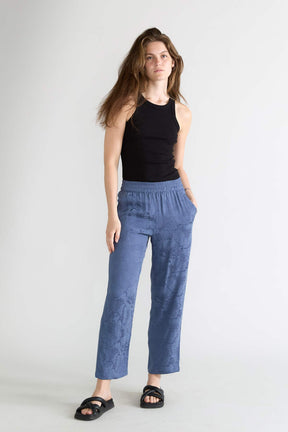 zen indigo Luxurious Everyday Pants