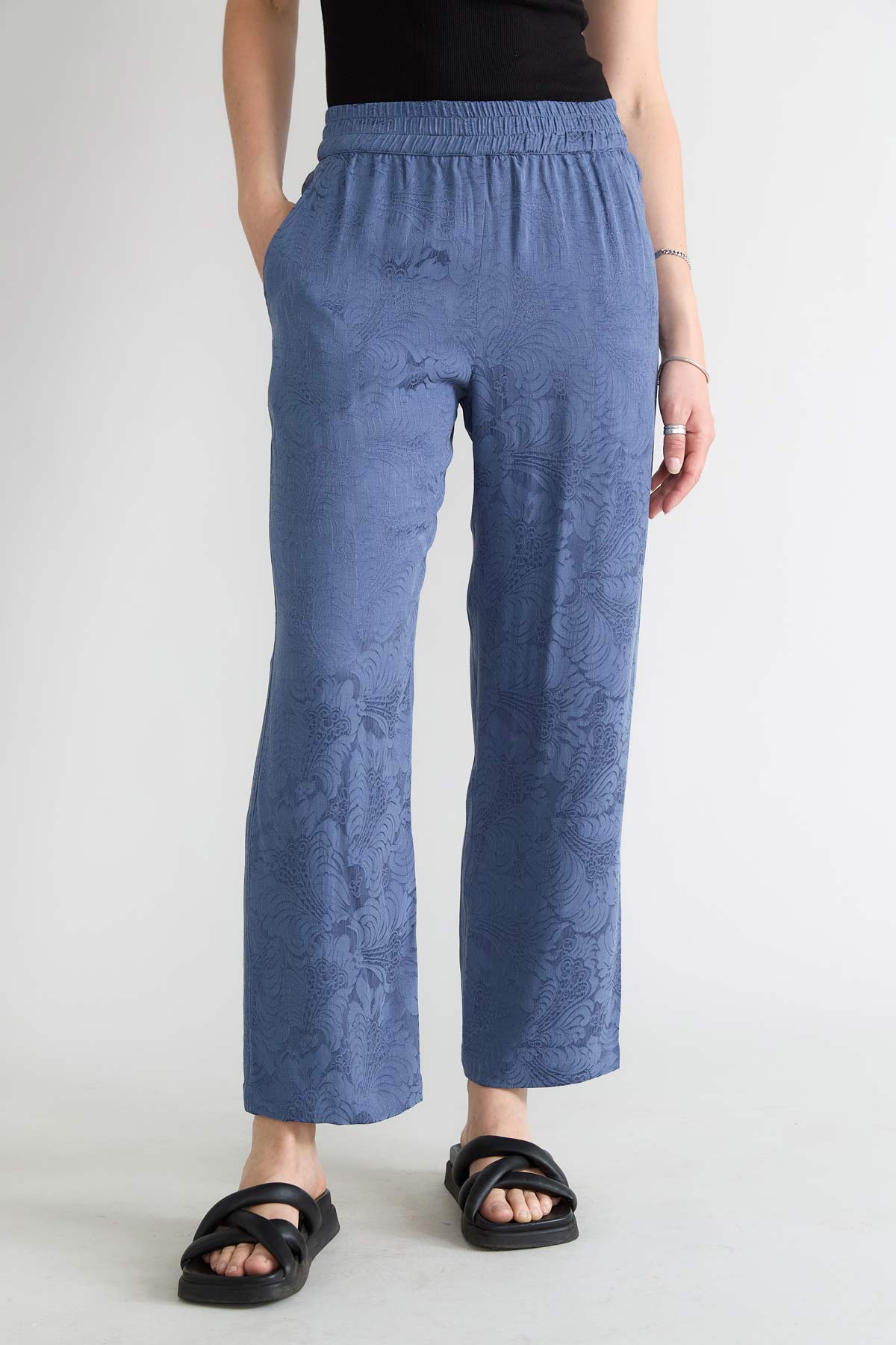 zen indigo Luxurious Everyday Pants