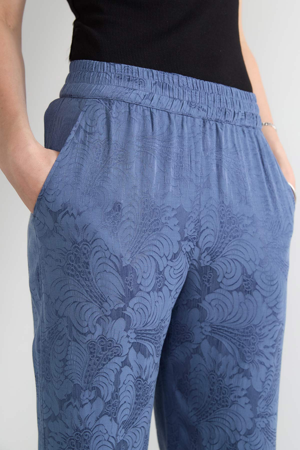 zen indigo Luxurious Everyday Pants