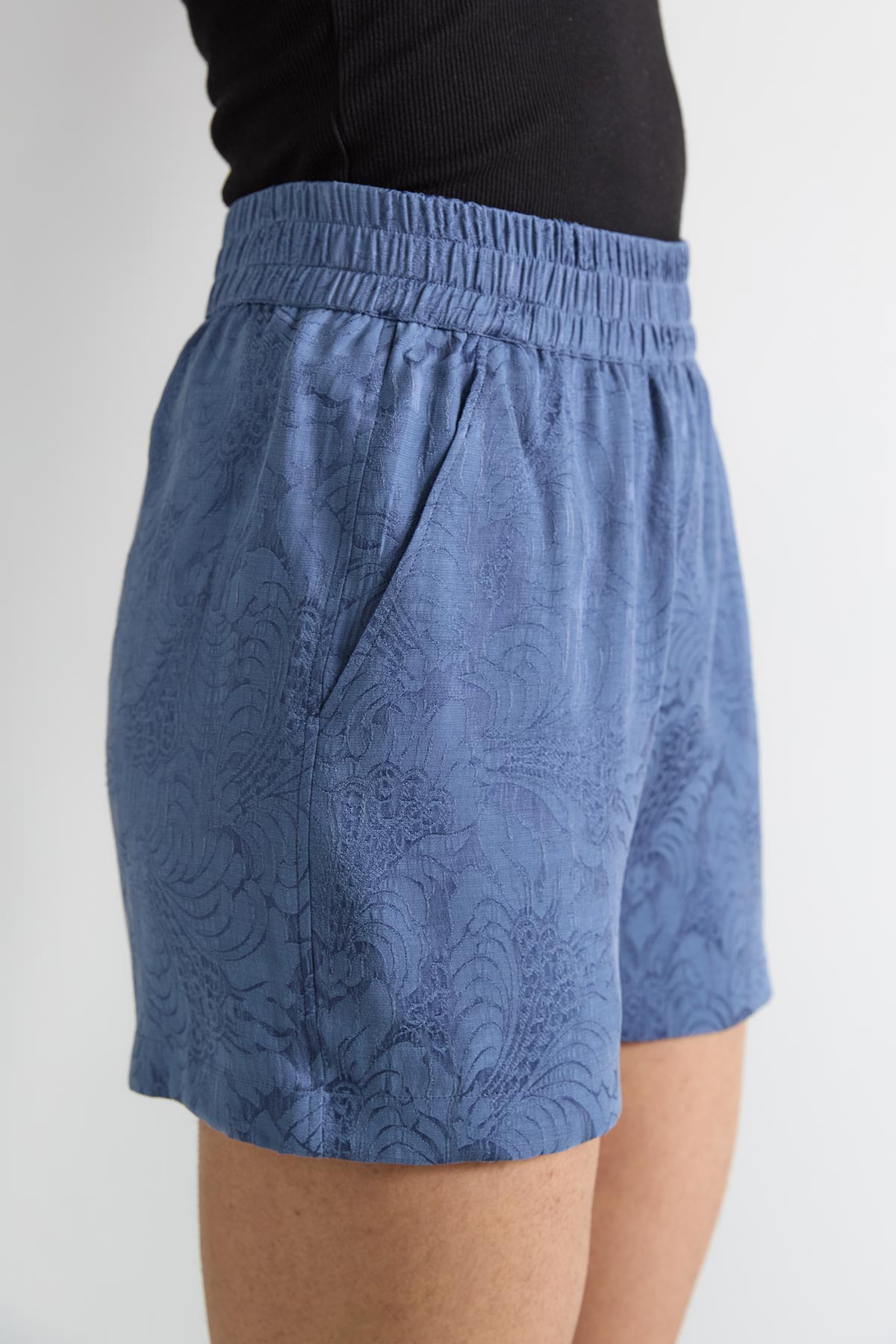 zen indigo Leichte Reiseshorts