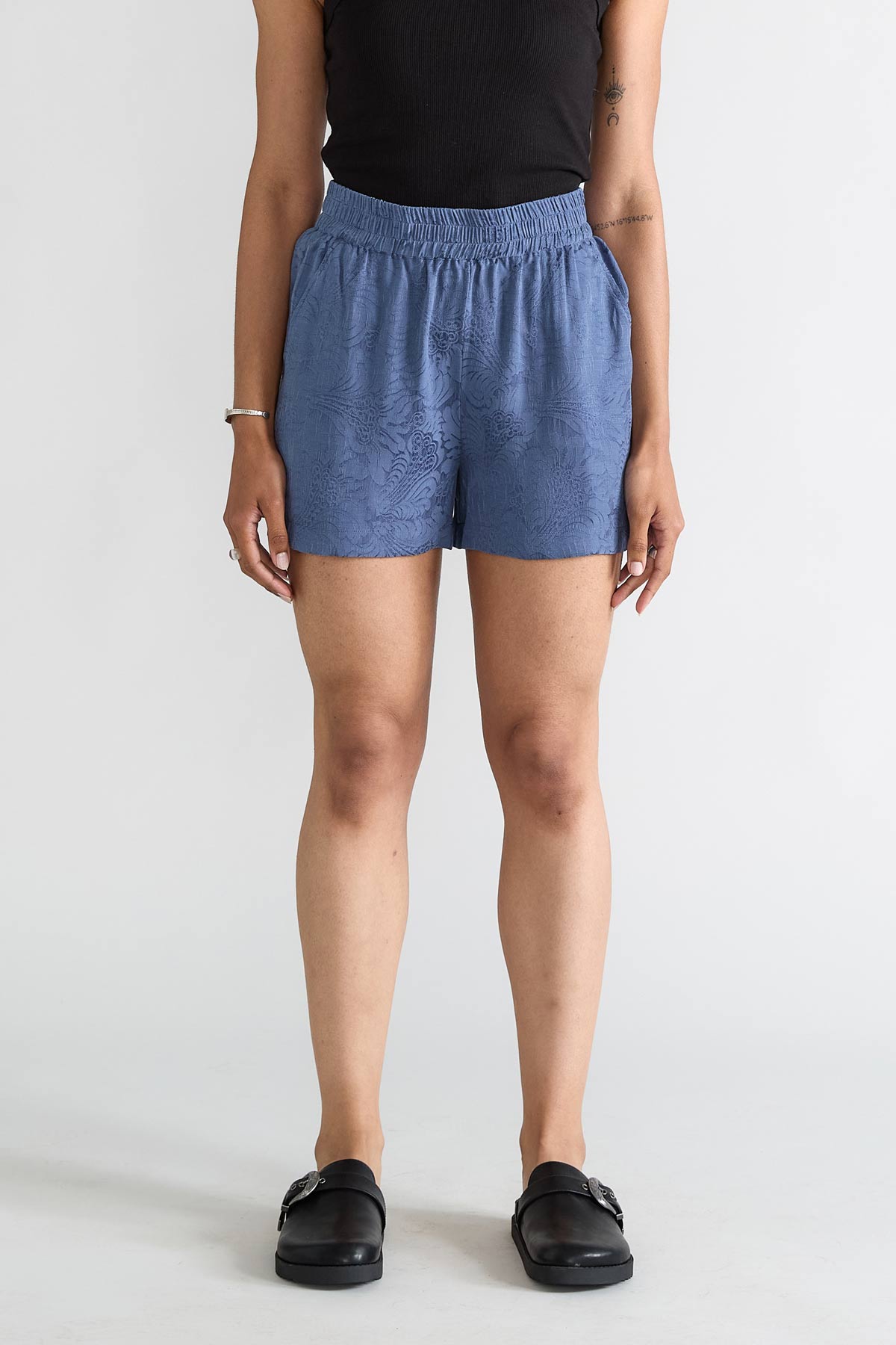 zen indigo Leichte Reiseshorts