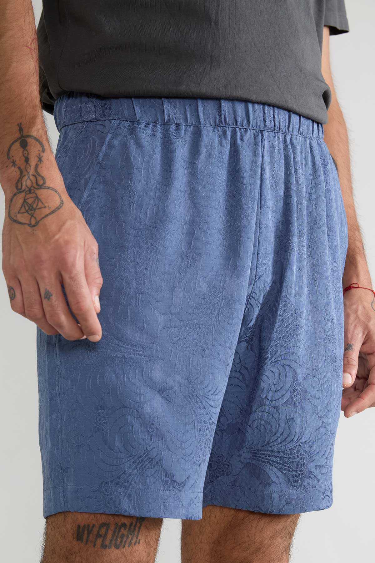 zen indigo Leichte Reiseshorts