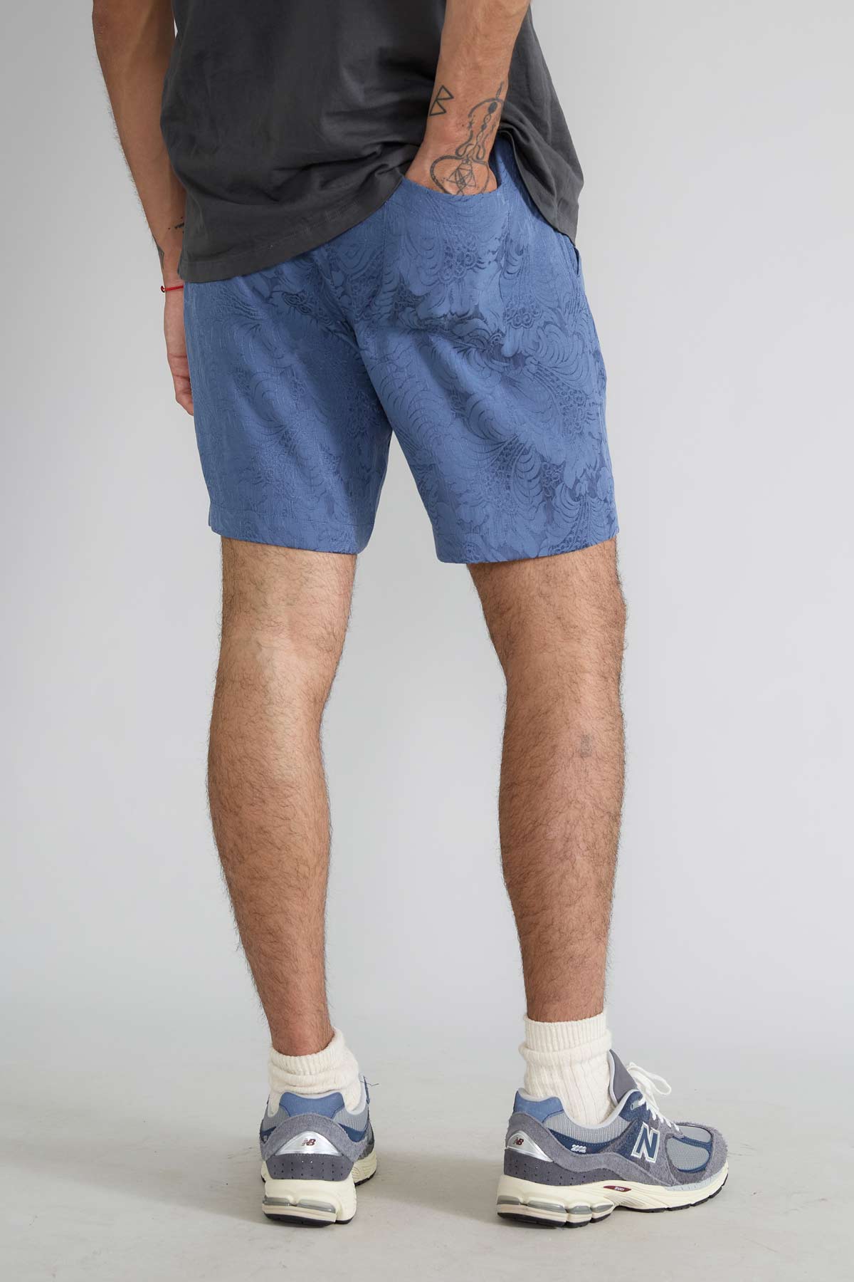 zen indigo Leichte Reiseshorts