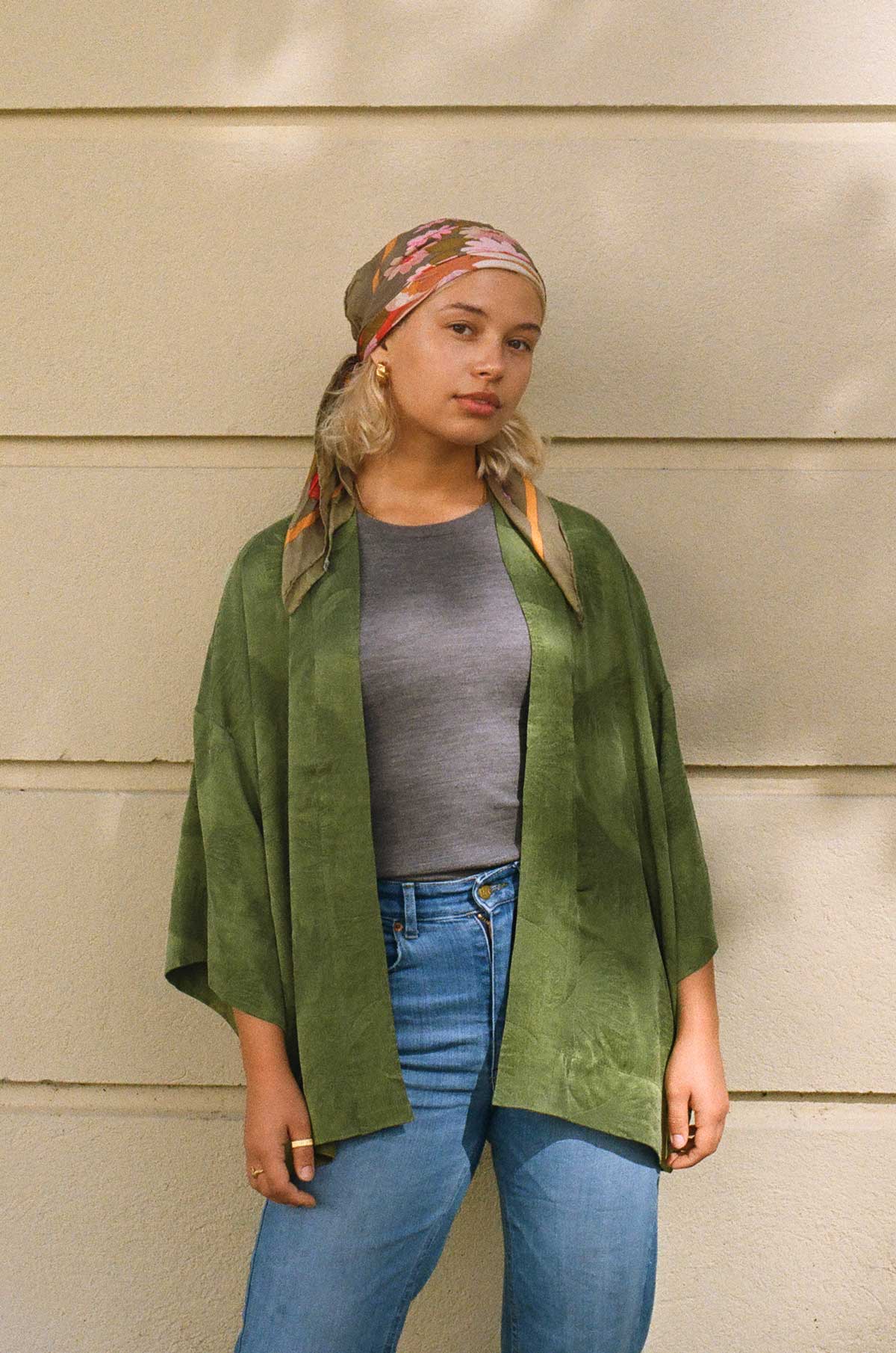 matcha Luxurious Everyday Kimono