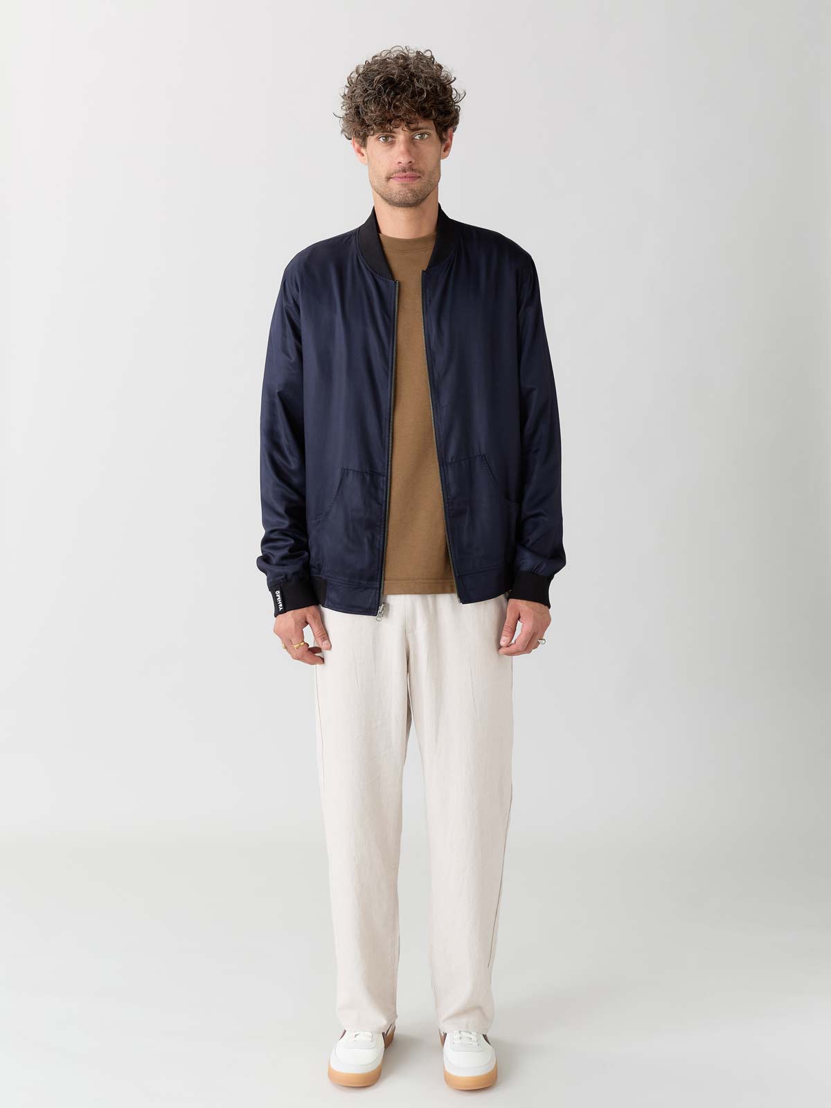 moka/navy Reversible Bomber