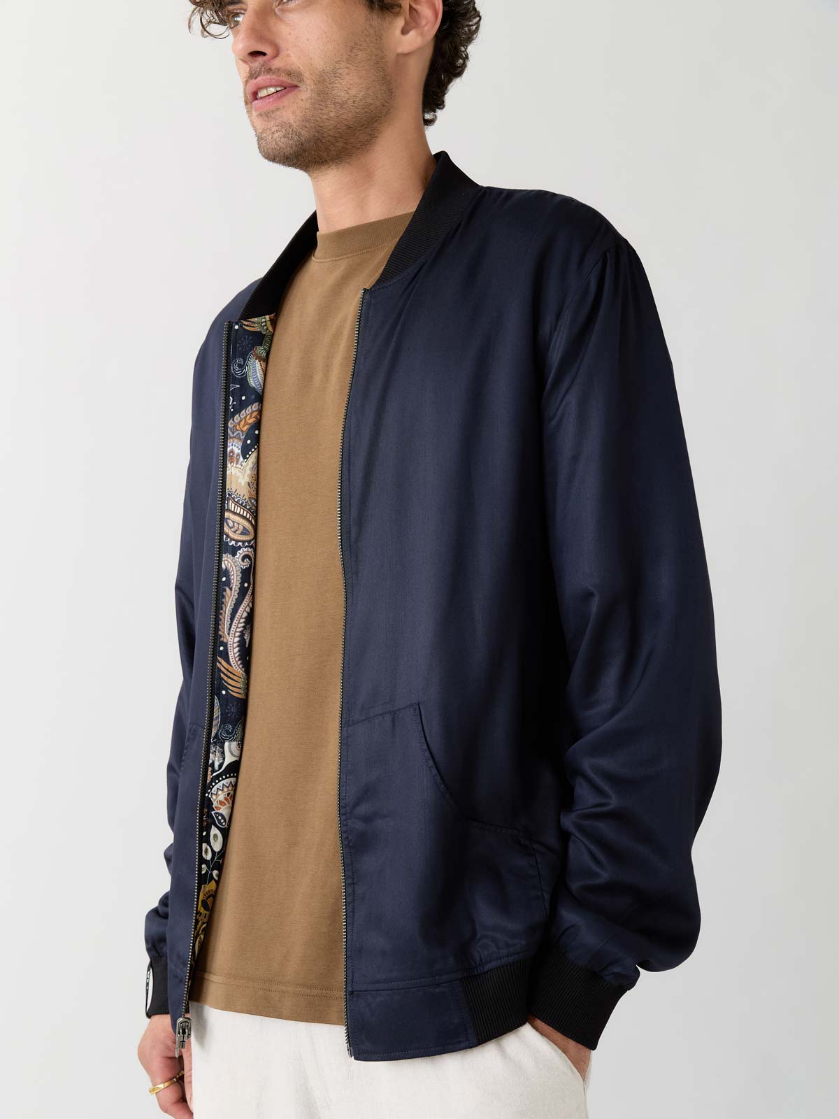 bird/navy Wendejacke