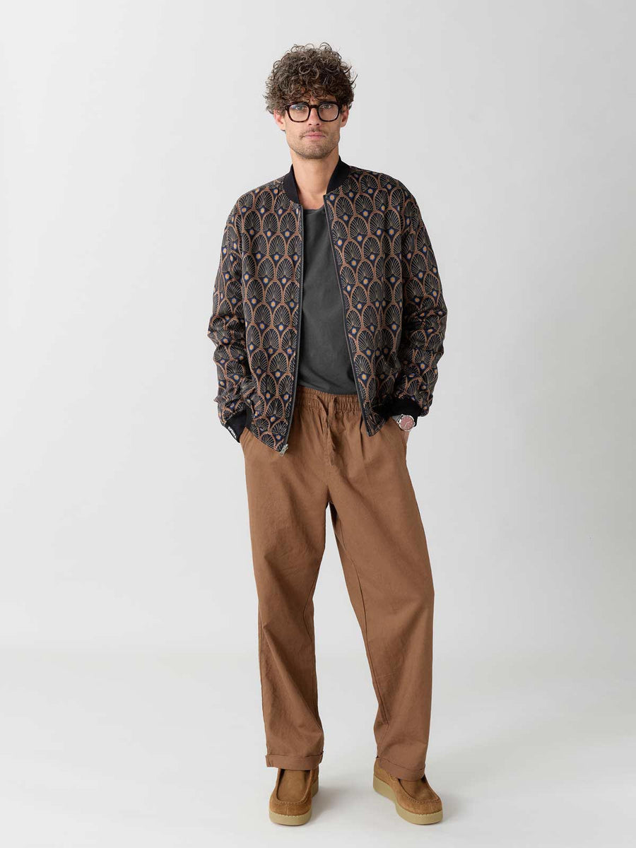 Oskar Reversible Bomber Jacket metropolis/black