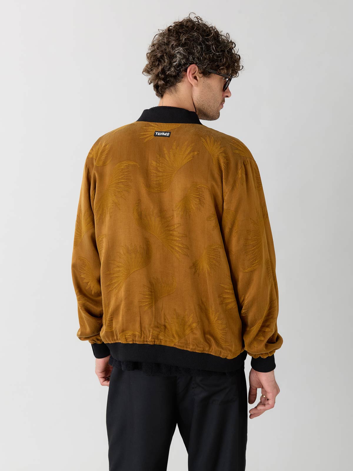 sandalwood/black Reversible Bomber