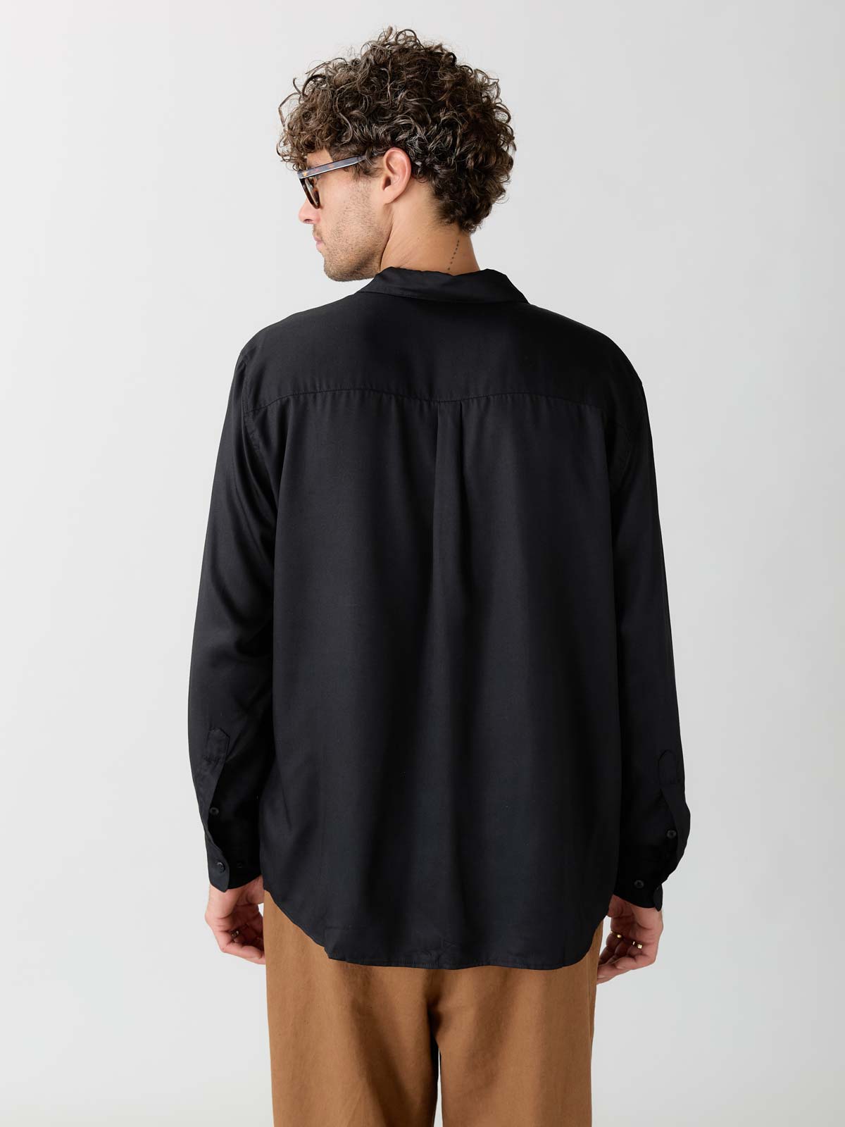 black Shirt made from TENCEL Lyocell