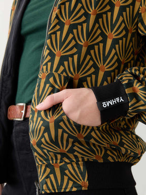 Ruth Reversible Bomber Jacket Artdeco/Black